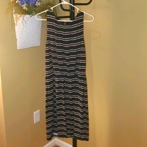 White house black market striped dress